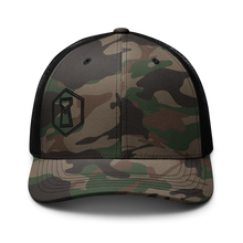 Load image into Gallery viewer, Camouflage trucker hat