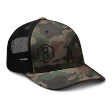 Load image into Gallery viewer, Camouflage trucker hat
